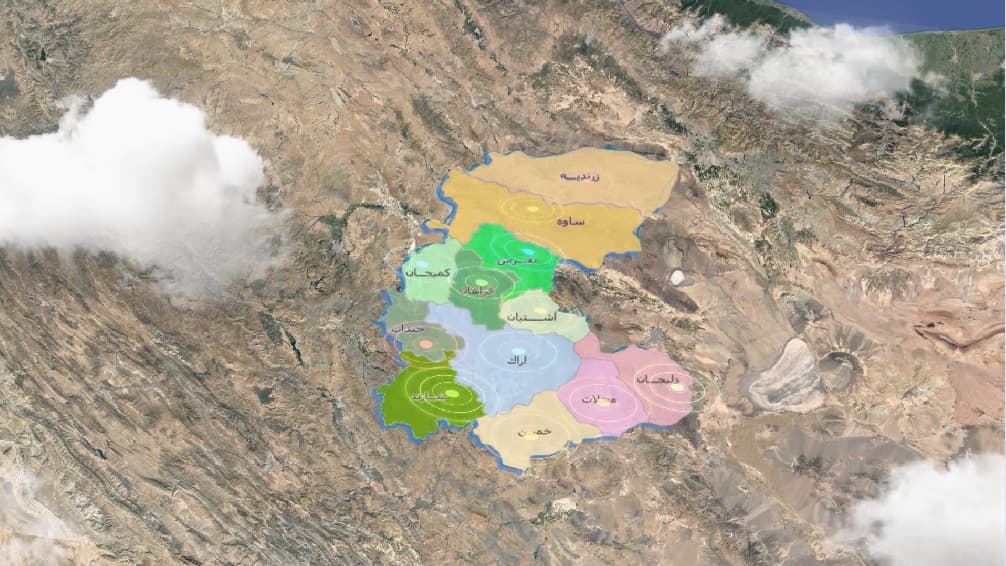 سیمای منابع طبیعی و آبخیزداری استان مرکزی 